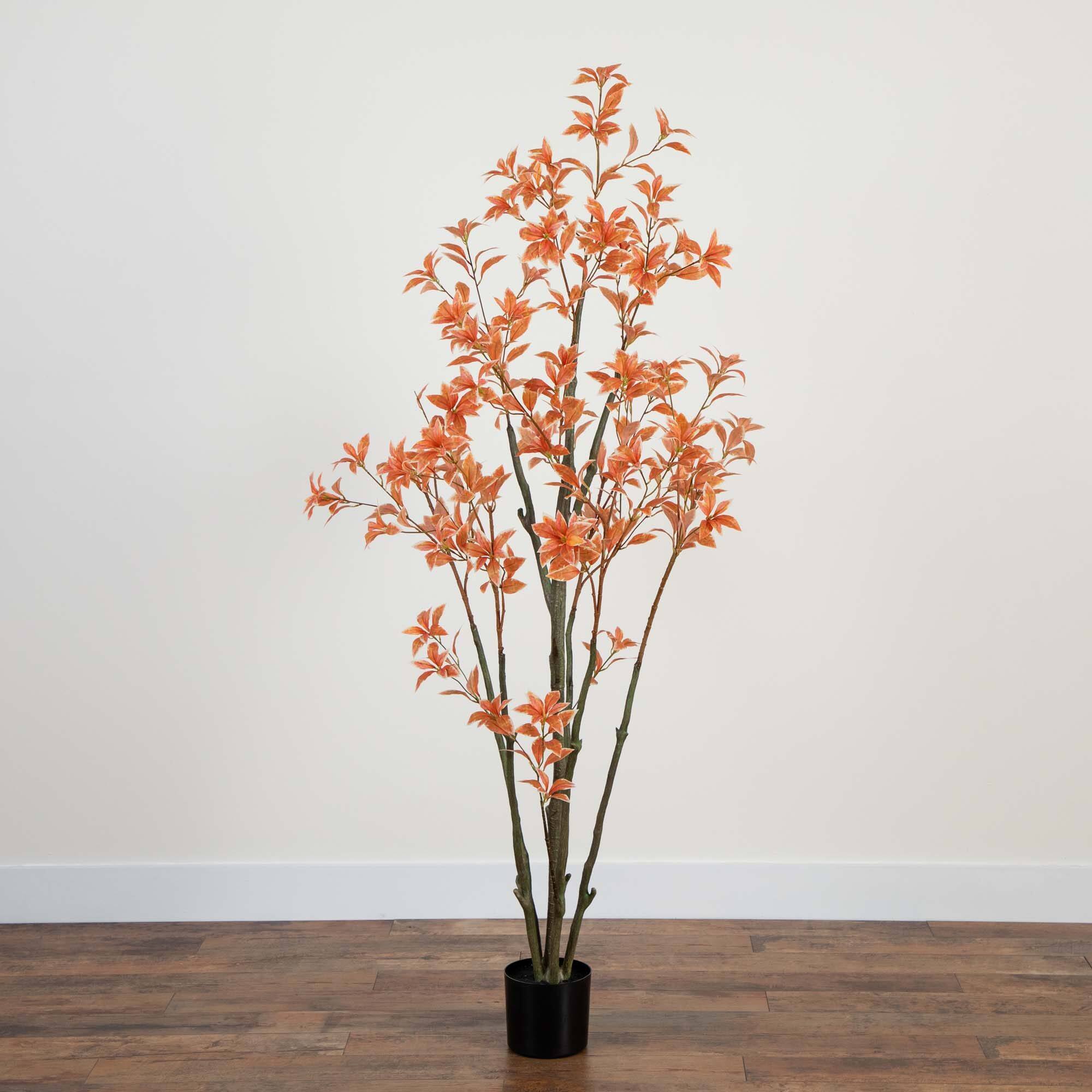 6ft. Autumn Pieris Artificial Fall Tree